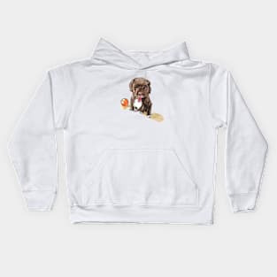 Nana is a spaniel Kids Hoodie